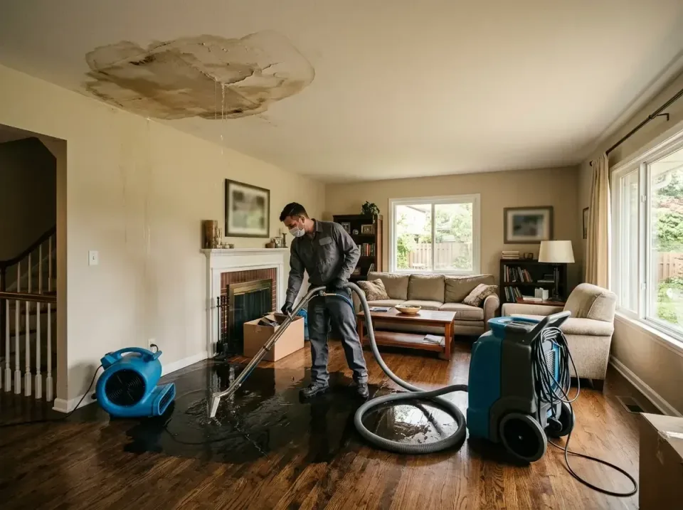 attic-pipe-burst-ceiling-drip-008 — frequently asked questions, Water Damage Restoration & Carpet Care in East Rutherford, NJ